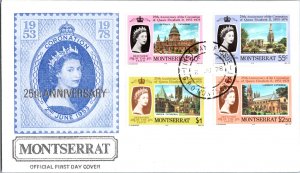 Montserrat, Worldwide First Day Cover, Royalty