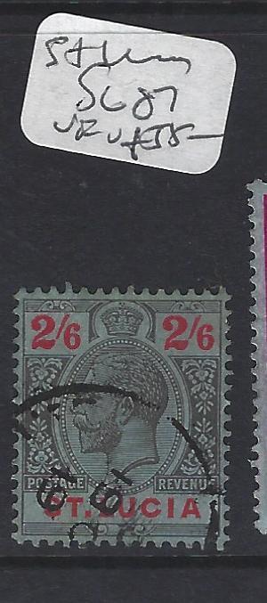 ST LUCIA (P2608BB)  KGV 2/6   SG 87   VFU