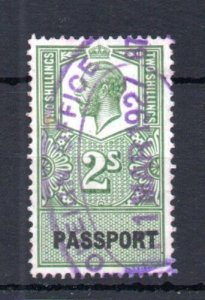 GEORGE V PASSPORT 2/- 