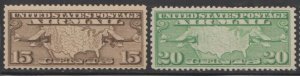 U.S. Scott #C8-C9 Airmail Stamp - Mint Set