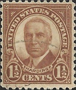 # 684 USED BROWN WARREN G. HARDING