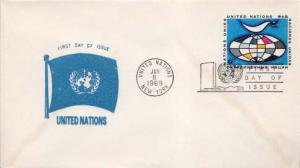 United Nations, First Day Cover, Postal Stationery