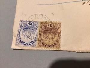 Bermuda  Registered Hamilton front only  Postal cover Ref 64639