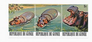 Guinea 1977 - MNH - Strip of 3 - Scott #757 *