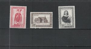 Iceland  Scott#  B14-B16  MNH  (1956 Bishopric of Skalholt)