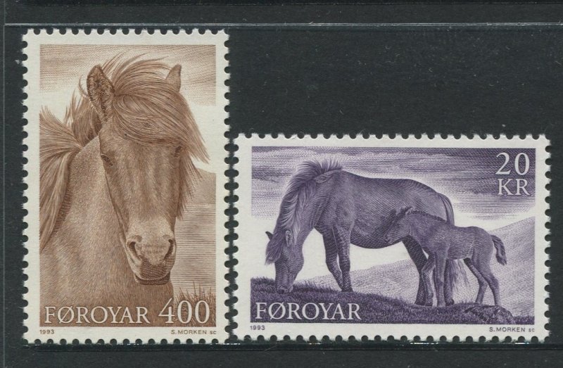 STAMP STATION PERTH Faroe Is.#254-255 Pictorial Definitive Iss.MNH 1993 CV$11.00