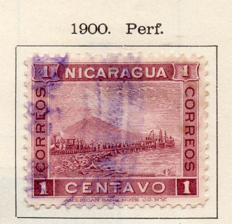 Nicaragua 1899-1900 Early Issue Fine Used 1c. 255016