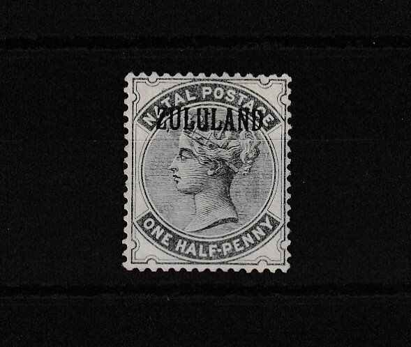 Zululand QV 1888/93 1/2d O/P SG13 MH BP15140