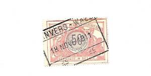 Belgium 1895 - Railway Parcel - Scott #Q20