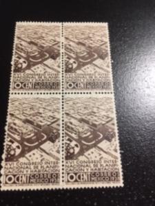 Mexico sc 743 MNH block of 4