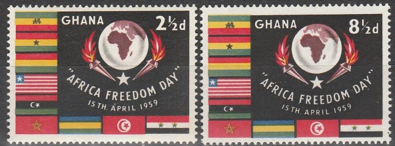 Ghana #46-7 MNH (K1487)