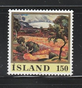 Iceland 489 Set MNH Art, Painting (A)