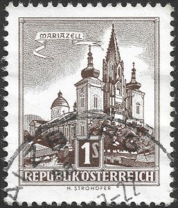 Austria #622 litho Used - 1s Mariazell (1959)