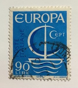 Italy 1966 Scott 943 used - 90 L, Europa, Common design