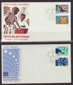 Papua New Guinea 340-343 SPC 1972 U/A FDC