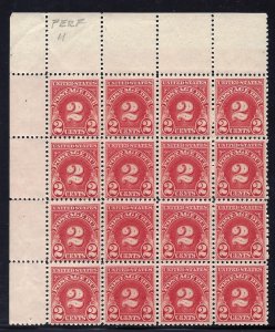 J71 Mint,OG,NH... Block of 16... SCV $136.00