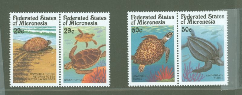 Micronesia #135A-137A  Single (Complete Set) (Fauna)