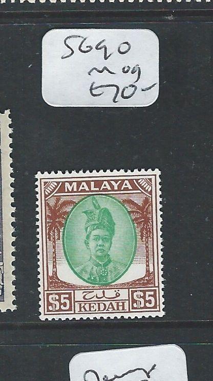 MALAYA KEDAH  (P0410B) $5.00  SULTAN  SG90  MOG