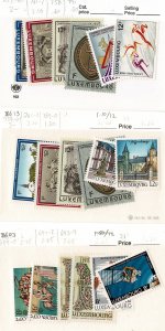 Luxembourg MNH sets see scan