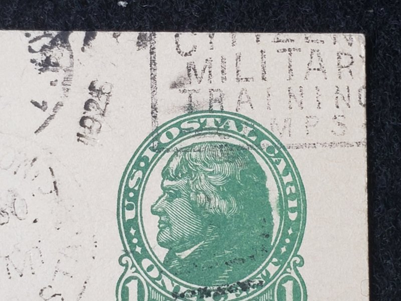 UX27. Jefferson, 1 cent, US Postal Cards.  Cancelled.VF cond.