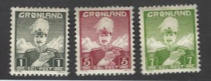 Greenland SC#1-3 Mint hr F-VF...Fill a Key Spot(s)!