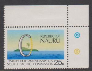 Nauru Sc#89 MNH (hinged in selvedge only)