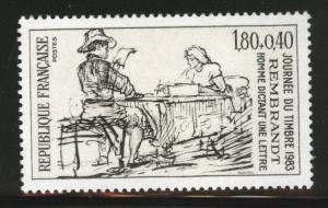 FRANCE Scott B556 MNH** 1986 Rembrandt Semi Postal