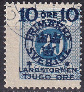 Sweden #B17 Used CV $25.00 (Z5066)