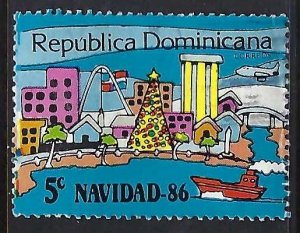 Dominican Republic 991 VFU CHRISTMAS Q859-1