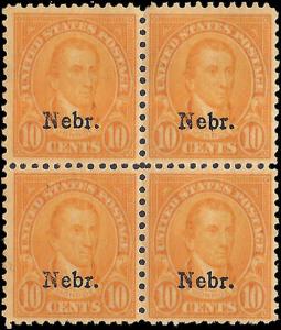 679 Mint,OG,NH... Block of 4... SCV $720.00