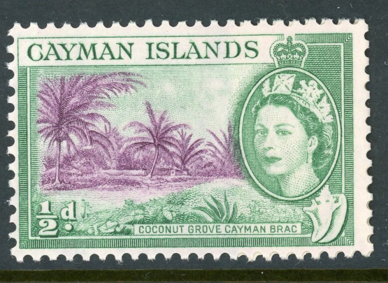 Cayman Islands 136 MH 1953 1/2p