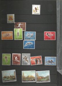 SAN MARINO COLLECTION ON STOCKSHEET, MINT/USED