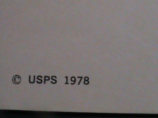 ​UNITED STATES -PC-1978  MOLLY PITCHER-MONMOUTH,1778 MNH POST CARD-VERY FINE