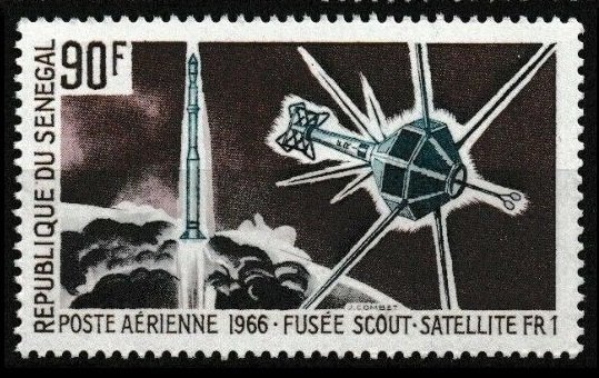 1966 Senegal 326 Satellite  A-1 2,80 €