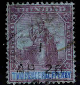 Trinidad Scott 80 used perf 14 CA wmk from 1896-1904 set