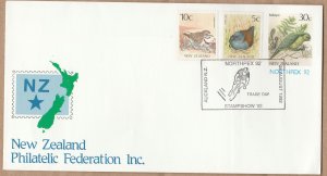 New Zealand 1992 NORTHPEX CTO PSE Cover