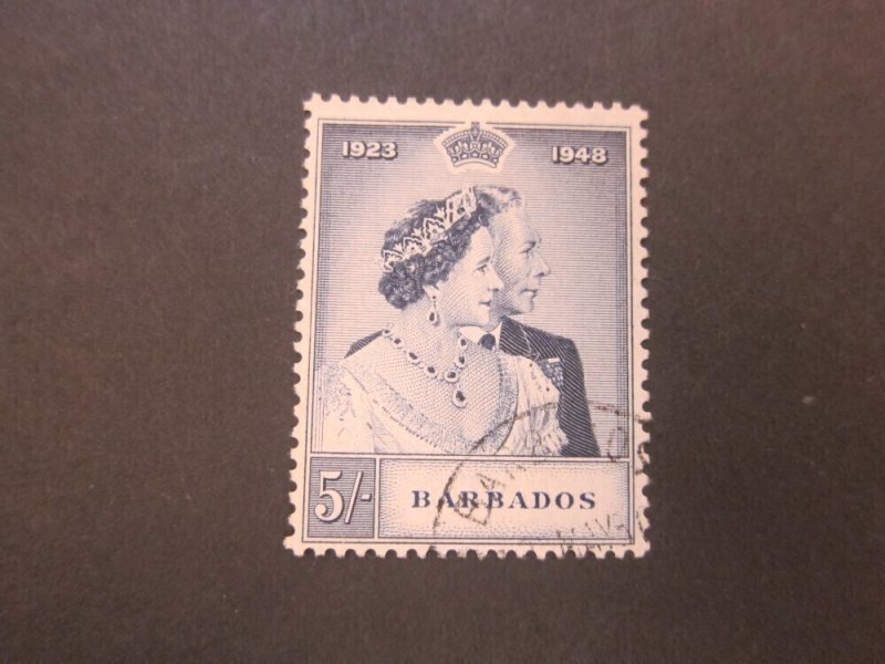 Barbados 1948 Sc 211 FU