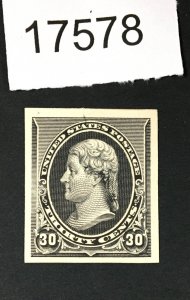 MOMEN: US STAMPS # 228P4 PROOF ON CARD VF $45 LOT #17578