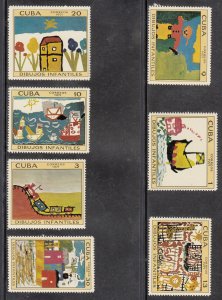 Cuba Scott #1633-1639 MH