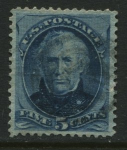 USA 1875 5 cents blue VF used