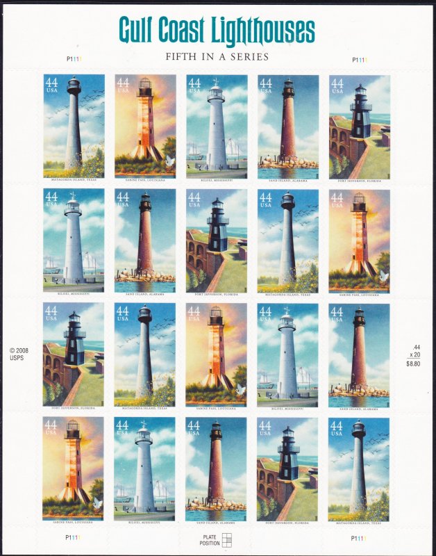 4413a Sheet of 20, MNH, XF