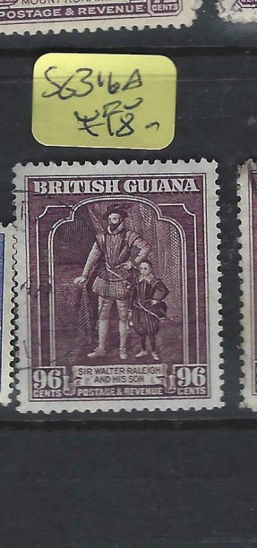 BRITISH GUIANA  (P2501BB)  KGVI  96C    SG 316A        VFU