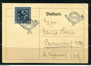 Austria Post card 1937 Day of stamp 10674