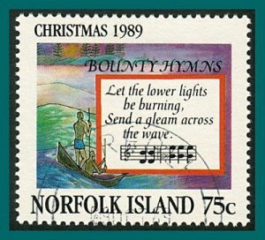 Norfolk Island 1989 Christmas, 75c used #464,SG472