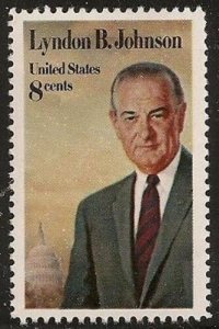 US 1503 Lyndon B. Johnson 8c single MNH 1973