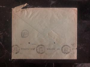 1939 Tegucigalpa  Honduras Commercial Bookstore Cover To Buenos Aires Argentina