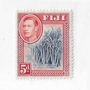 Fiji Sc #123   5p  blue and red  OG VF