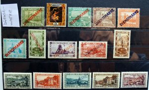 Saargebiet Dienstmarke 15 stamps MNH Sarre