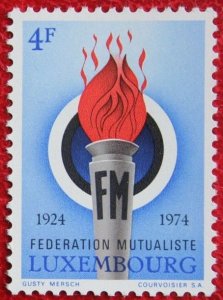LUXEMBOURG 1974 Flame Emblem MNH Scott# 541 SG 921
