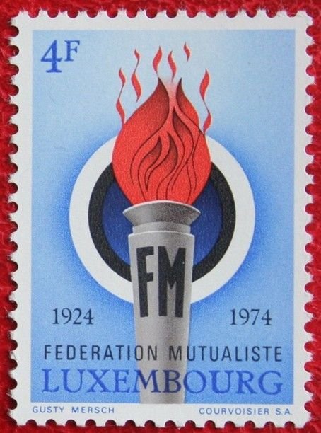 LUXEMBOURG 1974 Flame Emblem MNH Scott# 541 SG 921